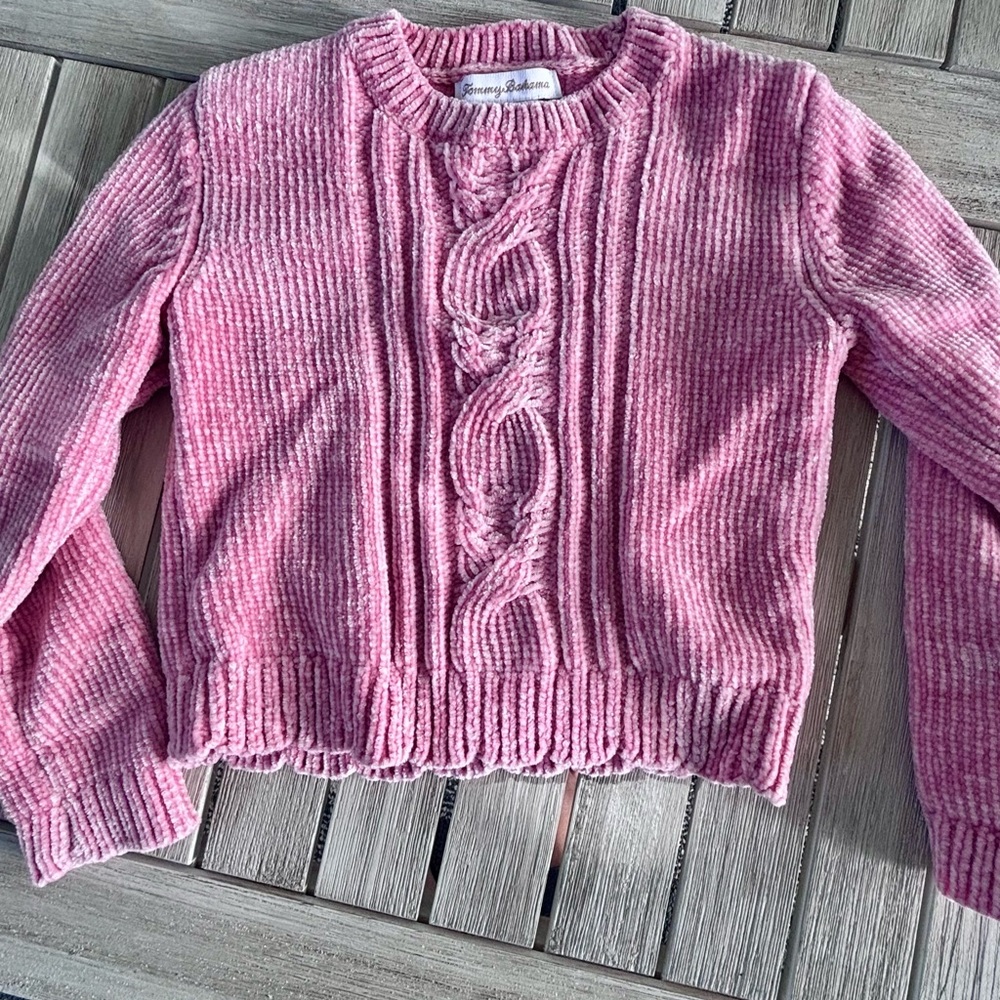 Tommy Bahama Kids Pink Textured Sweater